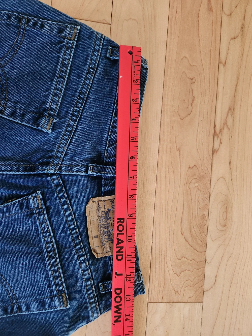 Vintage 90s Levi's Jeans Blue Label High Rise Taper Made in USA 26